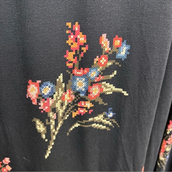 Pennington's In Every Story Blue Floral Maxi Skirt Size X - Picture 5 of 9